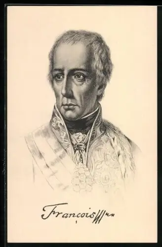 Künstler-AK Kaiser Franz I. von Österreich