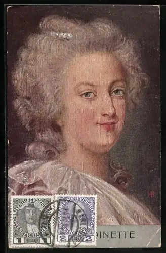 AK Porträt Marie Antoinette von Frankreich