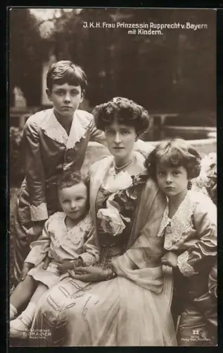 AK Prinzessin Rupprecht mit Kindern