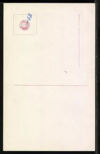 AK Prinz Louis Ferdinand am Fenster stehend