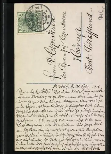 Foto-AK Portrait Prinz Heinrich von Preussen, im Kreise seiner Familie