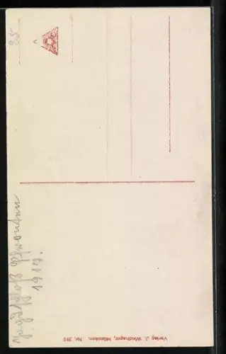 AK Prinzessin Franz von Bayern mit Prinzessin Maria & Prinz Ludwig auf einem Gehöft