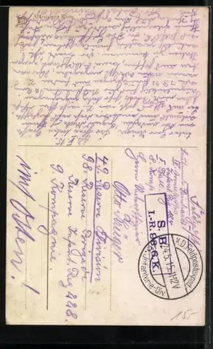 AK König Ludwig III. von Bayern in Uniform mit Orden