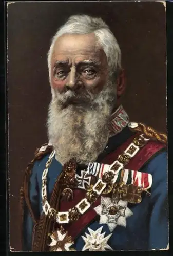 Künstler-AK Prinzregent Luitpold von Bayern, 90. Geburtstag 1911