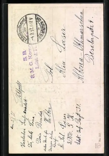 AK Herzog Albrecht von Württemberg, Portrait mit Orden vom goldenen Vlies