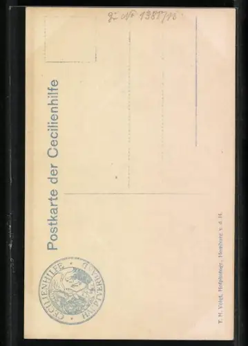 AK Kronprinzessin Cecilie von Preussen hält ihr Kind im Arm nebst Kaiserin Auguste Viktoria von Preussen im schönen Kleid