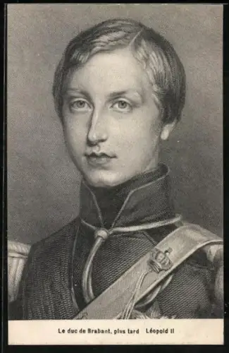 Künstler-AK Le Duc de Brabant, Léopold II. von Belgien