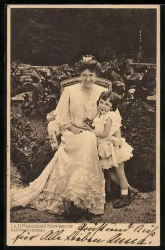 AK IKH Prinzessin Rupprecht und SKH Prinz Luitpold