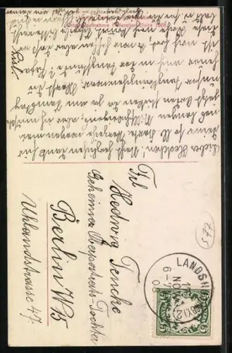 AK Portrait I. K. H. Prinzessin Rupprecht von Bayern in leichtem Kleid mit Dekollete und Perlenkette