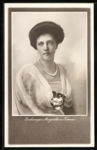 AK Portrait Erzherzogin Margaretha von Toscana