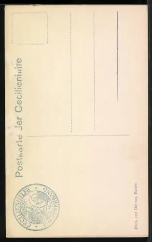 AK Kronprinzessin Cecilie mit Tochter Prinzessin Alexandrine