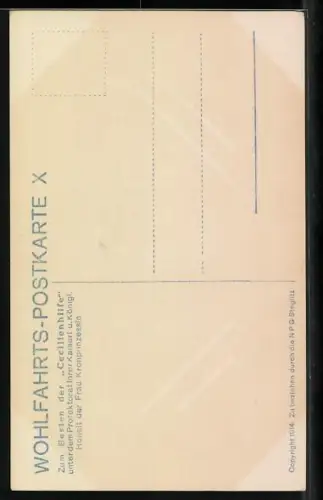 AK Kronprinz Wilhelm von Preussen in Husaren-Uniform mit Prinz Friedrich Georg