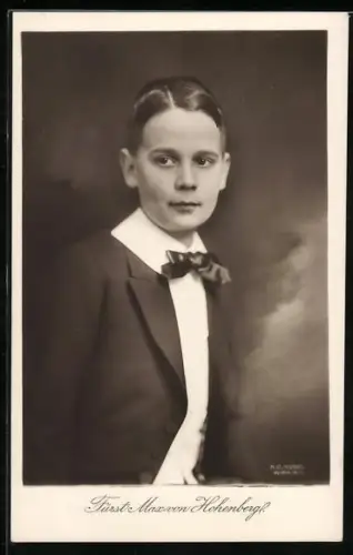 AK Fürst Max von Hohenberg als Knabe