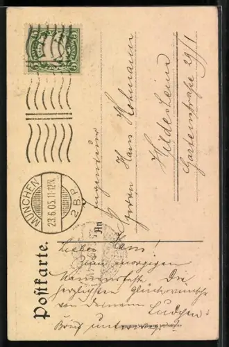 AK Prinzregent Luitpold von Bayern und Prinz Rupprecht mit dem Erbprinz