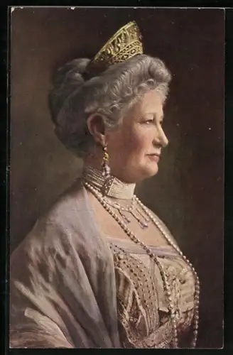 AK elegant gekleidete Kaiserin Auguste Victoria