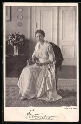 AK Braunschweig, Opfertag für Säuglingsfürsorge 1917, Victoria Louise Herzogin von Braunschweig