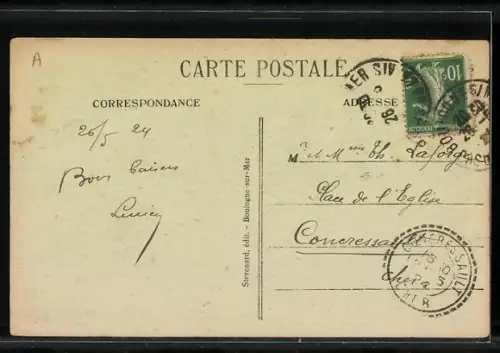 AK Boulogne-sur-Mer, L`Entrée du Port