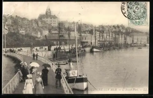 AK Boulogne-sur-Mer, L`Avant-Port