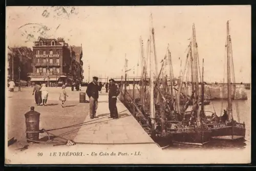 AK Le Tréport, Un Coin du Port