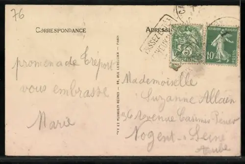 AK Le Tréport, Un Coin du Port