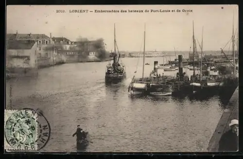 AK Lorient, Embarcadère des bateaux de Port-Louis et de Groix