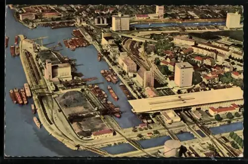 AK Bâle, Port du Rhin