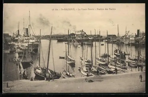 AK Saint-Nazaire, Le Vieux Bassin et Station des Yachts, Hafen