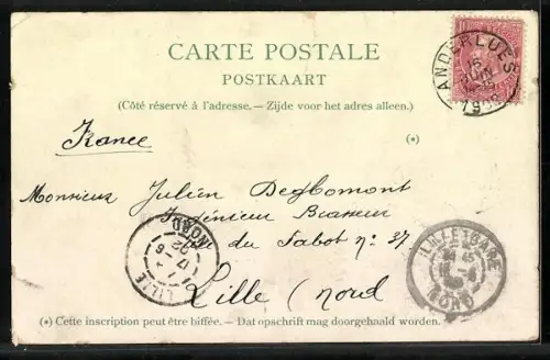 Lithographie Anvers, Bassin Flamend