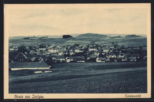 AK Issigau, Panorama mit Blick über den Ort