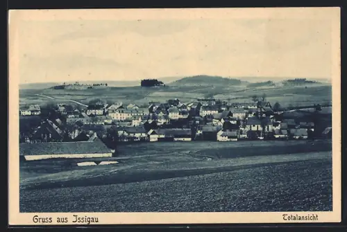 AK Issigau, Panorama mit Blick über den Ort