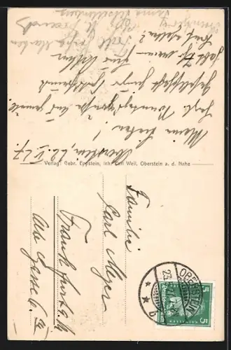 AK Oberstein a. d. Nahe, Untere Hauptstrasse