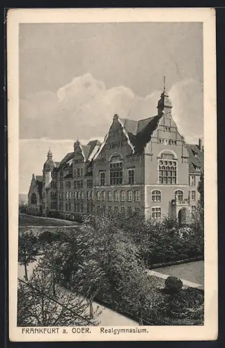 AK Frankfurt / Oder, Blick zum Realgymnasium