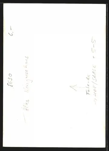 Foto-AK Hof /Saale, Altes Kongresshaus, Innenansicht