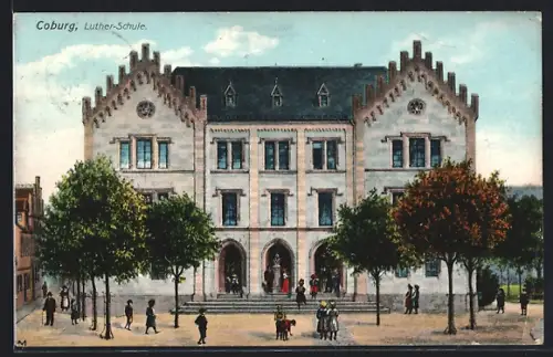 AK Coburg, Ansicht der Luther-Schule