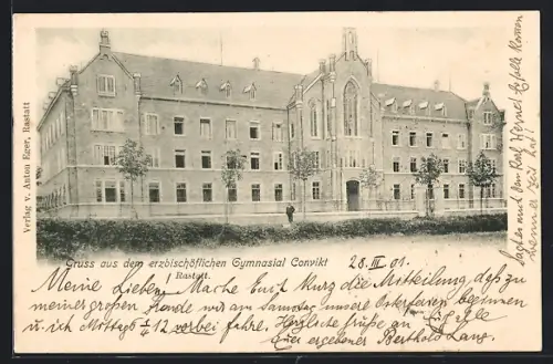 AK Rastatt, Erzbischöfliches Gymnasial Convikt