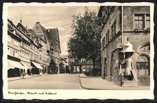 AK Nordhausen, Platz mit Roland