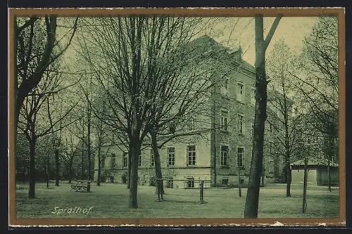 AK Rastatt, Erzbischöfliches Gymnasial-Konvikt St. Bernhard, Spielhof