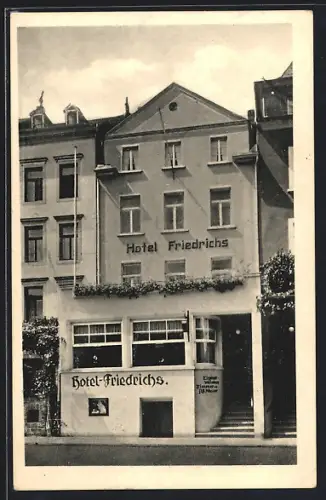 AK Kochem, Hotel Friedrichs, Moselstrasse 116