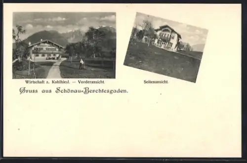 AK Schönau-Berchtesgaden, Handlung z. Kohlhiesl