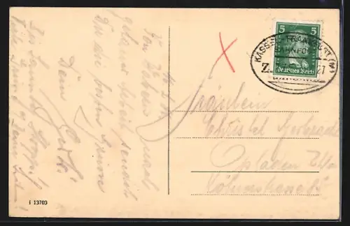 AK Wabern / Hessen, Hotel König von Preussen