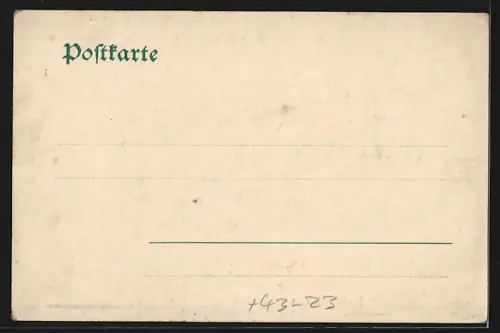 AK Berchtesgaden, Galopp-Schnitzer in seiner Werkstatt