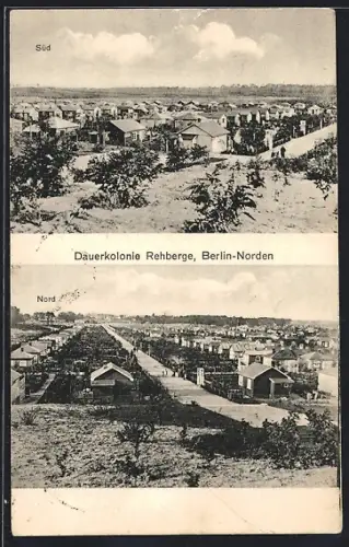 AK Berlin-Norden, Dauerkolonie Rehberge, Süd und Nord