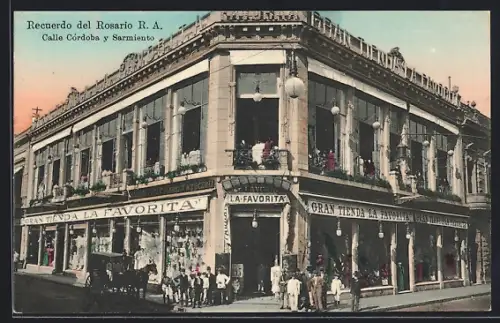 AK Rosario, Gran Tienda La Favorita, Calle Córdoba y Sarmiento