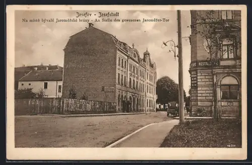 AK Josefov, An Stelle des gewesenen Jaromerer Tor