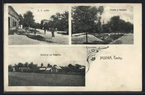 AK Jasená, C. k. posta, Susarna na cekanku