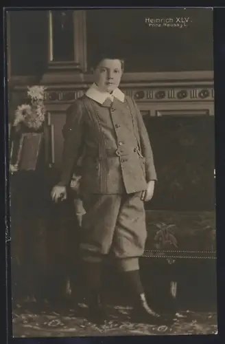 AK Prinz Heinrich XLV. zu Reuss
