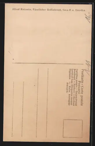 AK Prinz Heinrich XLV. zu Reuss