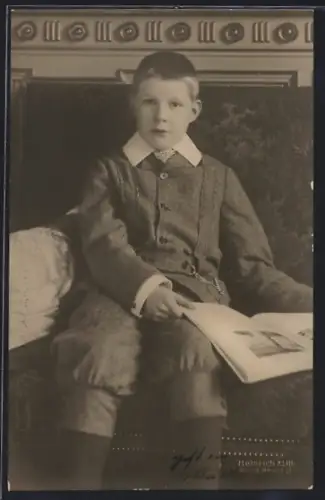 AK Heinrich XLIII, Prinz Reuss mit Heft