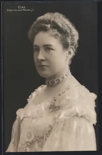 AK Elise, Erbprinzessin Reuss im Porträt