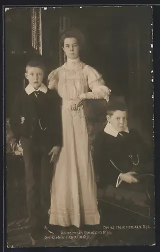 AK Prinz Heinrich, Prinzessin Feodora, Prinz Heinrich Reuss
